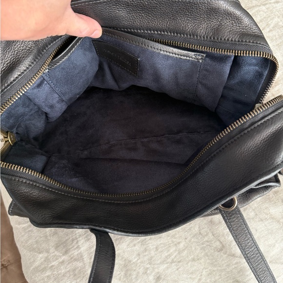 Medium Jack Heritage Leather Bag - Black - Picture 2 of 4